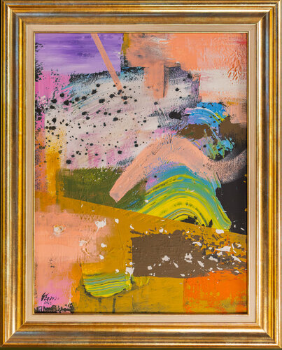 Rainbow Deamon van Gediminas Endriekus, Schilderij te koop op Singulart