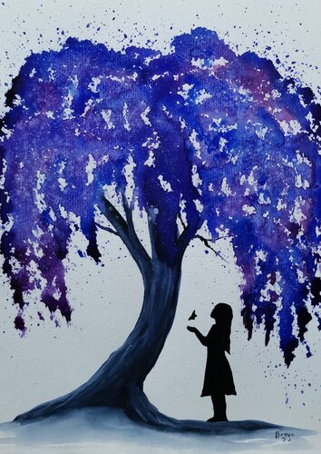 Tree of Life - Dreams by Mike Braun, Painting for Sale on Singulart