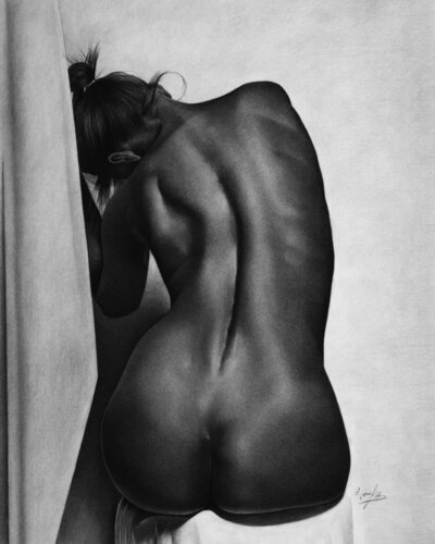 Nude No. 1 van Mariam Darchiashvili, Tekening te koop op Singulart