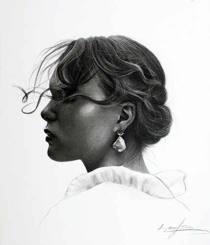 Woman Portrait No.20 van Mariam Darchiashvili, Tekening te koop op Singulart