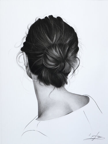 Woman Portrait No.23 van Mariam Darchiashvili, Tekening te koop op Singulart