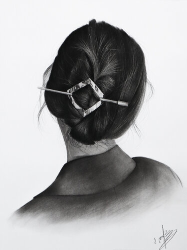 Woman Portrait No.15 di Mariam Darchiashvili, Disegno in vendita su Singulart