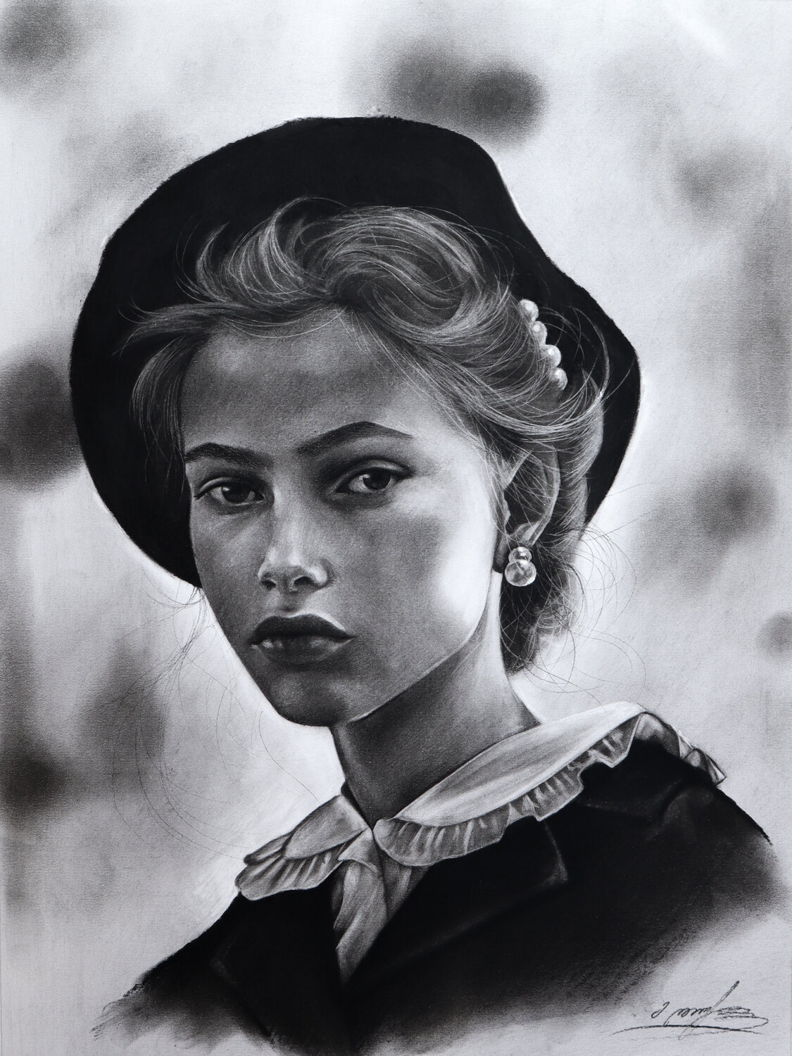 Woman Portrait No.27 Mariam Darchiashvili Zeichnungen zu verkaufen
