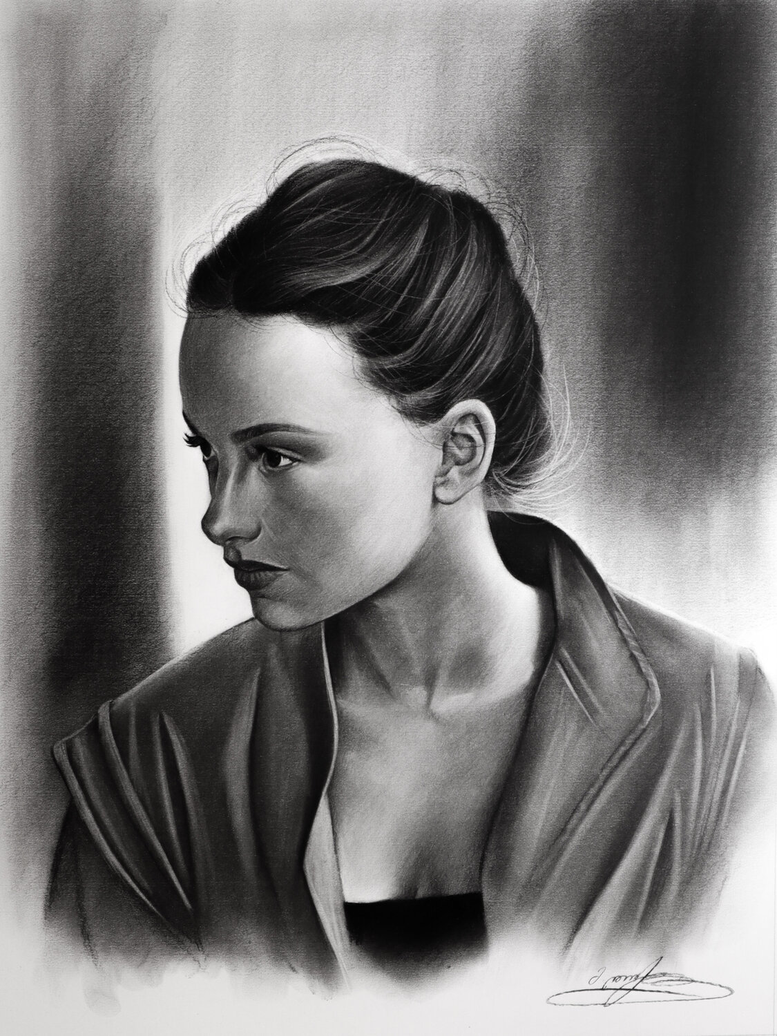 Woman Portrait No.30 Mariam Darchiashvili Zeichnungen zu verkaufen