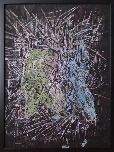 Mask by Şule B., Painting for Sale on Singulart