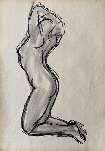 Nude by Yuliia Kaduk, Drawing for Sale on Singulart