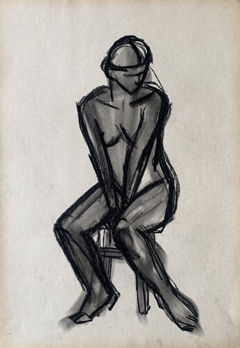Nude par Yuliia Kaduk, Dessin en vente sur Singulart