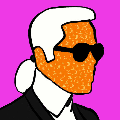 Karl Lagerfeld par Holger Mühlbauer-Gardemin, Digital en vente sur Singulart