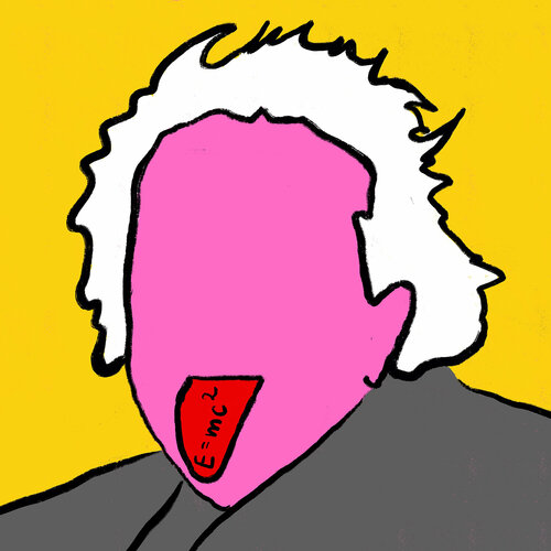 Einstein di Holger Mühlbauer-Gardemin, Digitale in vendita su Singulart