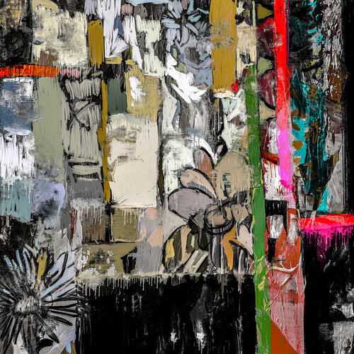 Abstrakt mit Blumen 3 Holger Mühlbauer-Gardemin