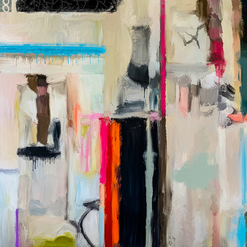 Abstrakt mit Colorstripes Holger Mühlbauer-Gardemin