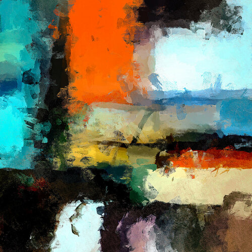 Mit Orange 2 di Holger Mühlbauer-Gardemin, Altri media in vendita su Singulart