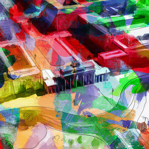 Berlin im Jahr 2021 de Holger Mühlbauer-Gardemin, Otros medios a la venta en Singulart