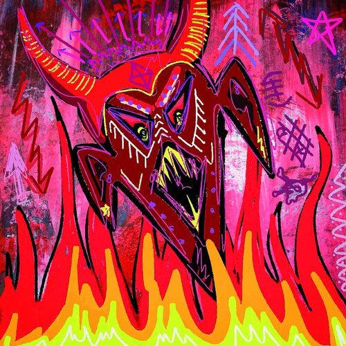 The Devil inside di Holger Mühlbauer-Gardemin, Digitale in vendita su Singulart