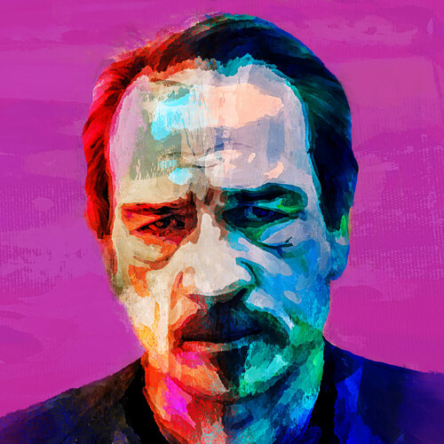 Tommy Lee Jones par Holger Mühlbauer-Gardemin, Autres supports en vente sur Singulart