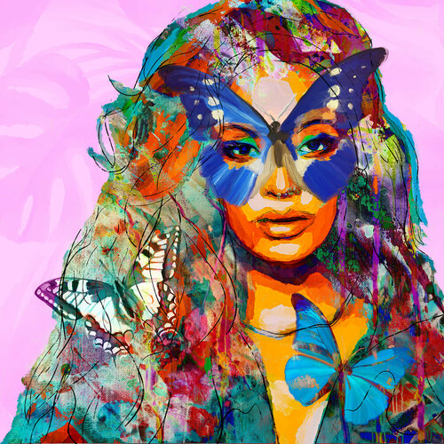 Butterfly woman Holger Mühlbauer-Gardemin