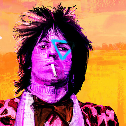 Keith Richards Triangle eye Holger Mühlbauer-Gardemin