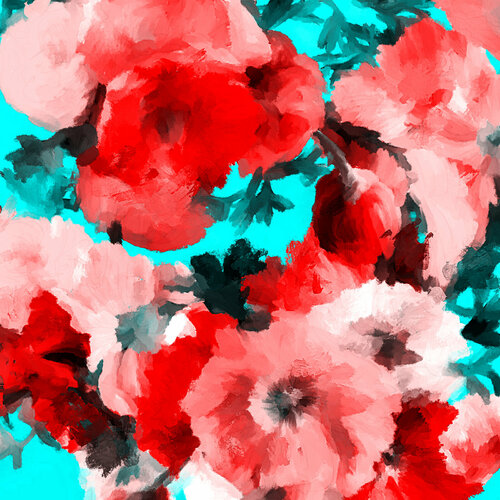 Red Flowers von Holger Mühlbauer-Gardemin, Digital kaufen auf Singulart