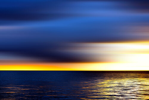 Horizont in Blau und Gelb Holger Mühlbauer-Gardemin