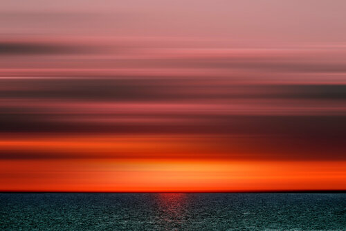 Horizont in Rot und Orange Holger Mühlbauer-Gardemin