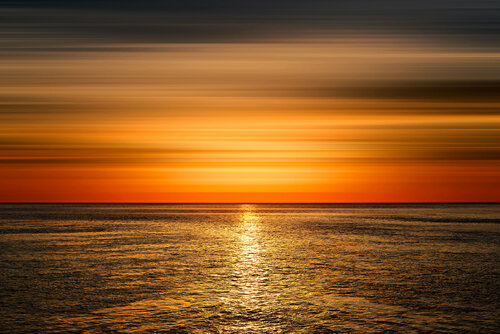 Horizont in Orange und Braun Holger Mühlbauer-Gardemin