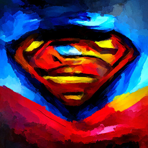 Superman shield von Holger Mühlbauer-Gardemin, Andere Medien kaufen auf Singulart