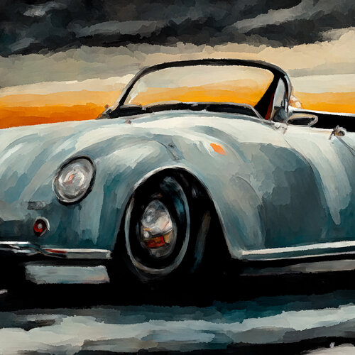 Porsche Speedster by Holger Mühlbauer-Gardemin, 기타 매체 for Sale on Singulart