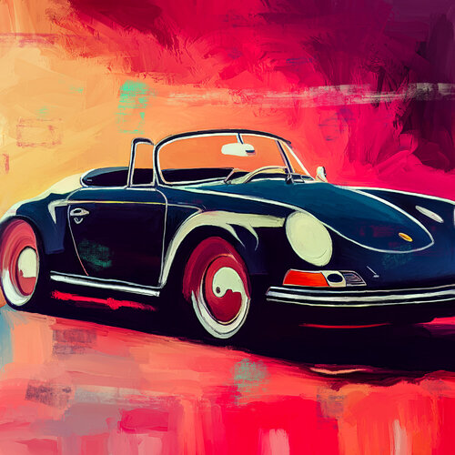 Porsche 356 Speedster by Holger Mühlbauer-Gardemin, 기타 매체 for Sale on Singulart
