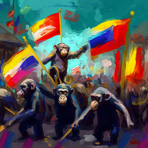Revolution der Affen by Holger Mühlbauer-Gardemin, Other Media for Sale on Singulart