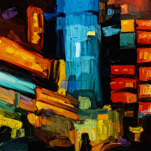 Neon City de Holger Mühlbauer-Gardemin, Otros medios a la venta en Singulart