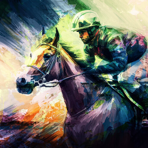 Der Gewinner di Holger Mühlbauer-Gardemin, Pittura in vendita su Singulart