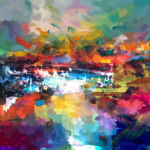 Flux alles fliesst by Holger Mühlbauer-Gardemin, Other Media for Sale on Singulart