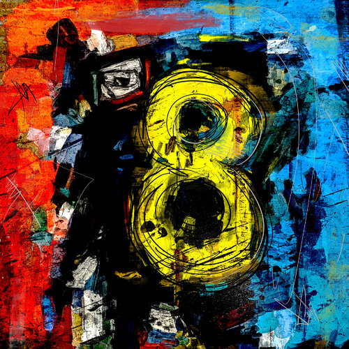 Die Zahl 8 by Holger Mühlbauer-Gardemin, Digital for Sale on Singulart