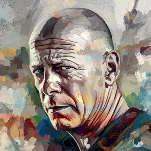 Bruce Willis par Holger Mühlbauer-Gardemin, Autres supports en vente sur Singulart