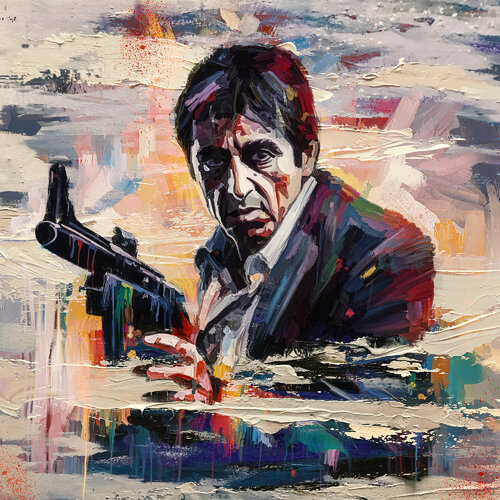 Al Pacino in Scarface by Holger Mühlbauer-Gardemin, Other Media for Sale on Singulart