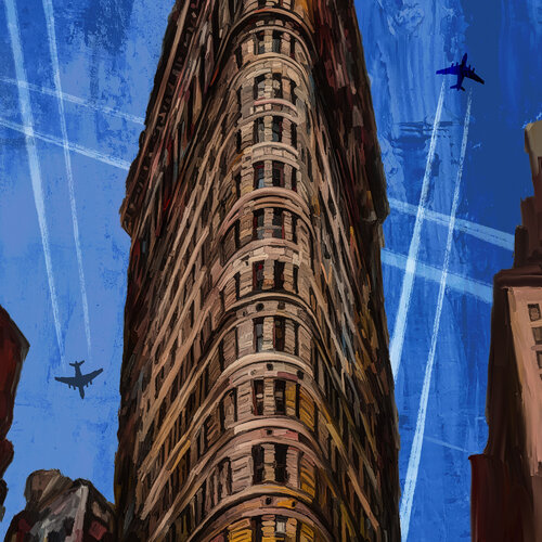 Flatiron Building New York von Holger Mühlbauer-Gardemin, Andere Medien kaufen auf Singulart