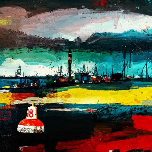 Hafen Szenerie by Holger Mühlbauer-Gardemin, Other Media for Sale on Singulart