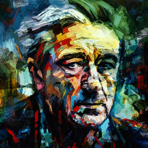 Robert de Niro van Holger Mühlbauer-Gardemin, Schilderij te koop op Singulart