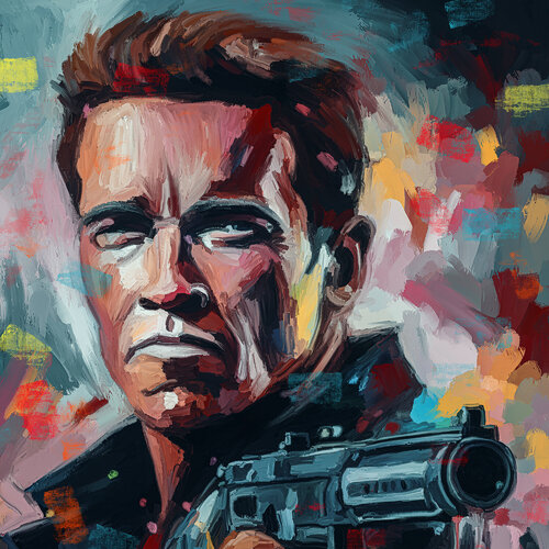 Terminator di Holger Mühlbauer-Gardemin, Pittura in vendita su Singulart
