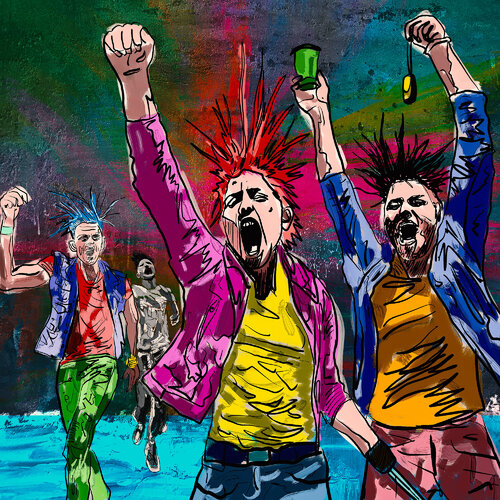 Revolution di Holger Mühlbauer-Gardemin, Pittura in vendita su Singulart