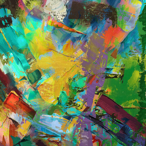 Bunt ist das Leben de Holger Mühlbauer-Gardemin, Pintura a la venta en Singulart