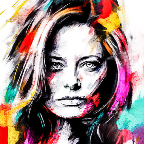 Schau mich an van Holger Mühlbauer-Gardemin, Schilderij te koop op Singulart