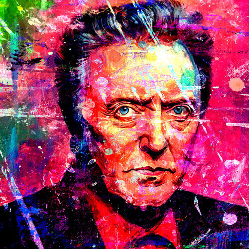 Christopher Walken van Holger Mühlbauer-Gardemin, Schilderij te koop op Singulart