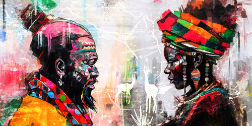 Menschheit by Holger Mühlbauer-Gardemin, Painting for Sale on Singulart