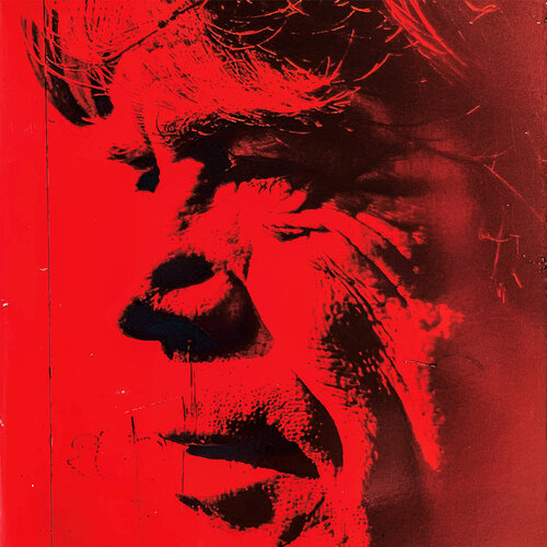 Mick in Rot Schwarz van Holger Mühlbauer-Gardemin, Schilderij te koop op Singulart