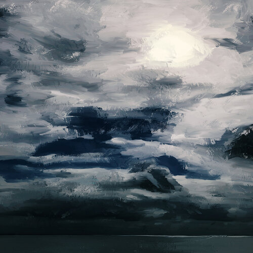 Kontrasthimmel de Holger Mühlbauer-Gardemin, Pintura a la venta en Singulart