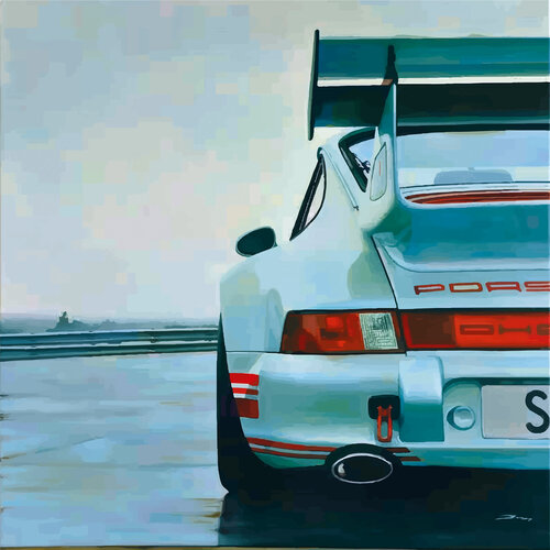Porsche 911 Heckzauber by Holger Mühlbauer-Gardemin, 디지털 for Sale on Singulart