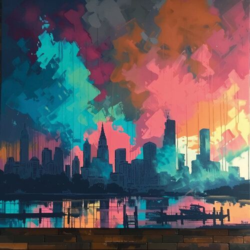 Abendstimmung in New York Holger Mühlbauer-Gardemin