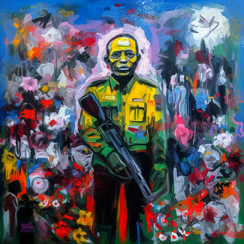 Yellow Devil di Holger Mühlbauer-Gardemin, Digitale in vendita su Singulart