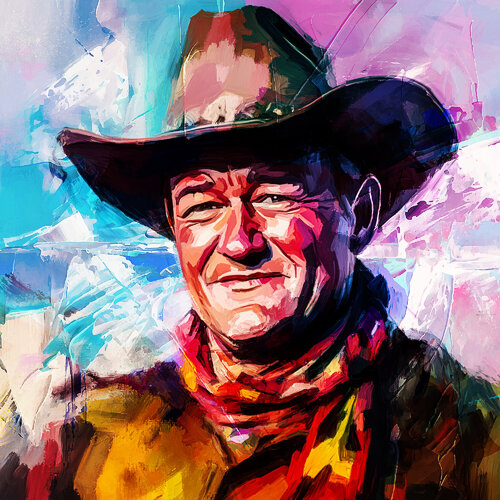 John Wayne di Holger Mühlbauer-Gardemin, Pittura in vendita su Singulart
